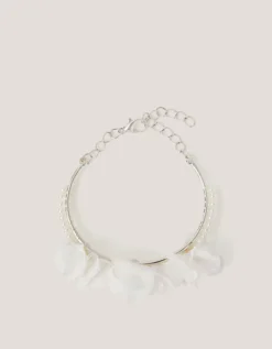 Flower Pearl Cuff Bracelet