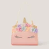 Flower Unicorn Clip Frame Bag