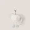 Fluffy Unicorn Bag Charm