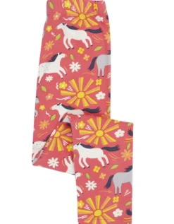 Frugi Libby Printed Leggings Pink