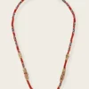 Gas Bijoux Lima Talisman Stone Hand-Woven Cord Necklace
