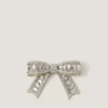 Gemstone Bow Hair Clip