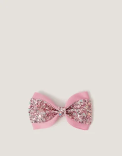Glitter Bow Hair Clip