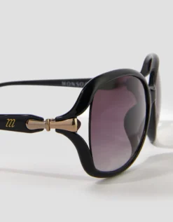 Gold Hinge Oversized Sunglasses