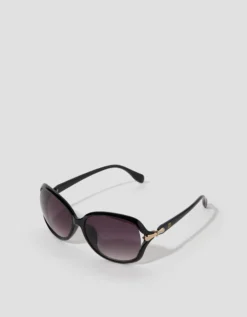 Gold Hinge Oversized Sunglasses