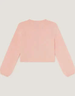 Harper Lace Cardigan Pink