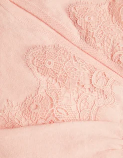 Harper Lace Cardigan Pink