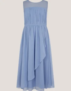 Imogen Sleeveless Chiffon Party Dress Blue