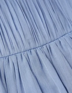Imogen Sleeveless Chiffon Party Dress Blue
