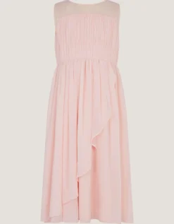 Imogen Sleeveless Chiffon Party Dress Pink