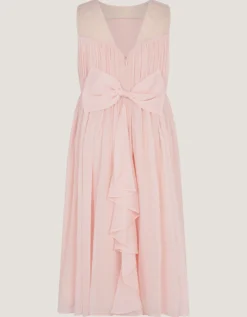 Imogen Sleeveless Chiffon Party Dress Pink