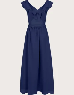 Indi Tie-Back Prom Dress Blue