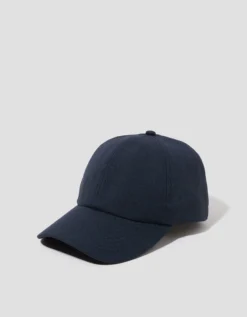 Isha Linen Baseball Cap Blue