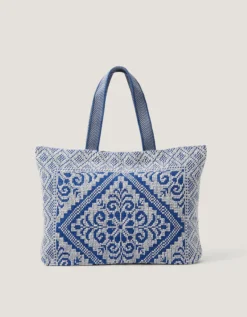 Janine Floral Tapestry Tote Bag
