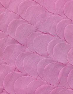 Jazzy Scallop Frill Shift Dress Pink