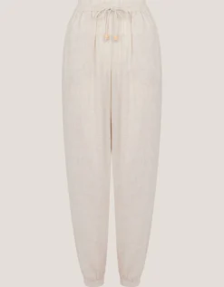 Judy Tapered Trousers Natural