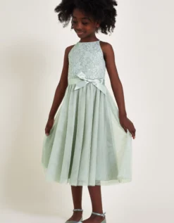 Lacey Sequin Truth Dress Green