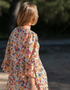 La Galeria Elefante Mediterranean Floral Blouse Multi