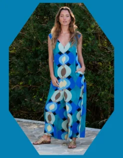 Lyrical Sisters Desert Bubble Jumpsuit Blue