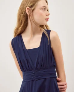 Maddison Multiway Chiffon Dress Blue