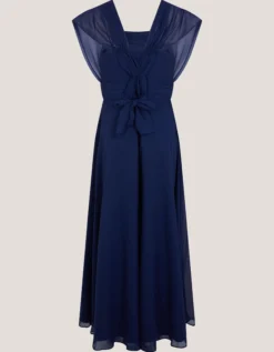 Maddison Multiway Chiffon Dress Blue