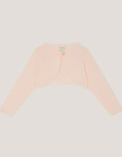 Maeve Bow Button Cardigan Pink