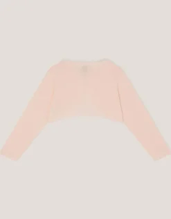 Maeve Bow Button Cardigan Pink