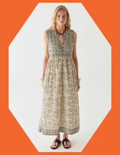 Maison Hotel Eugenie Midi Dress Multi