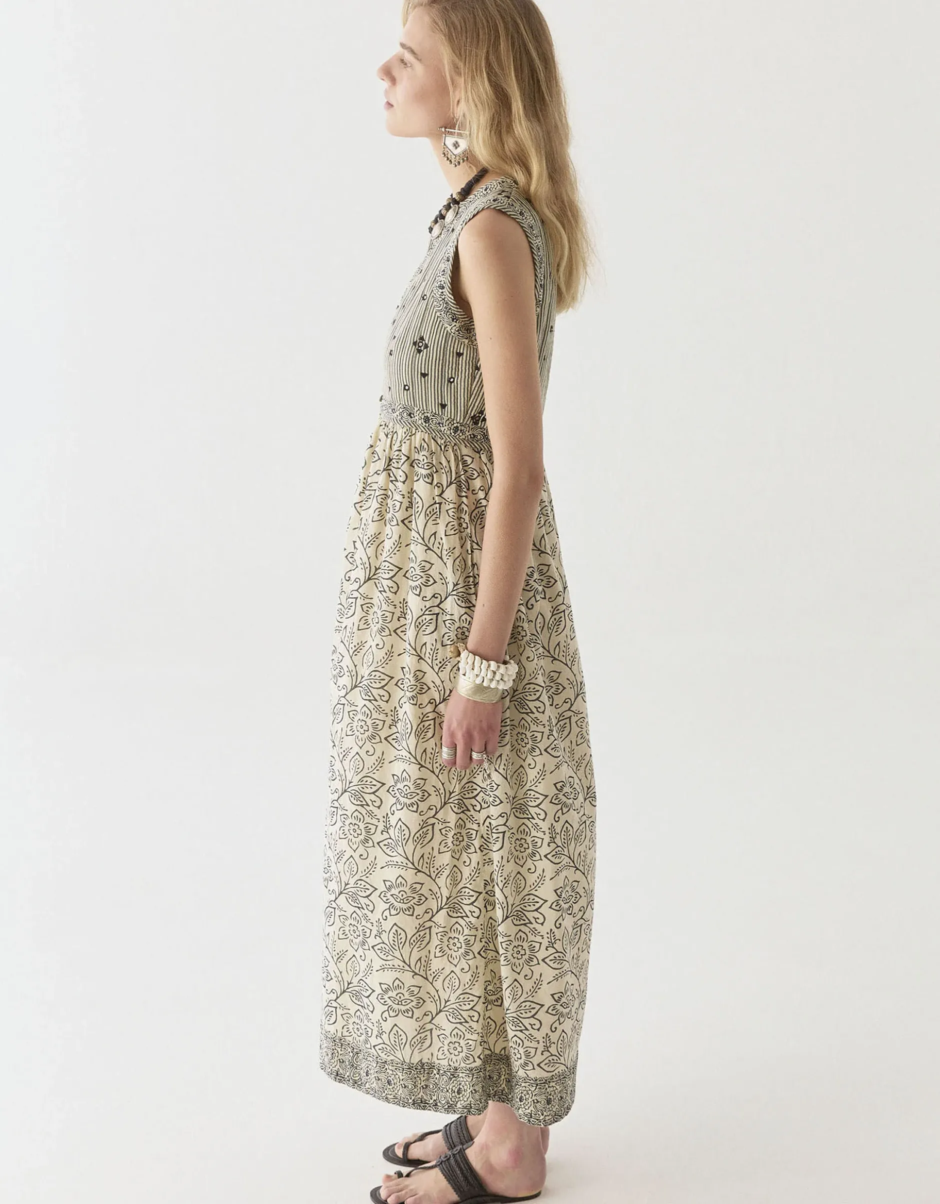 Maison Hotel Eugenie Midi Dress Multi