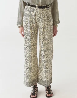 Maison Hotel Lolo Straight Leg Trousers White