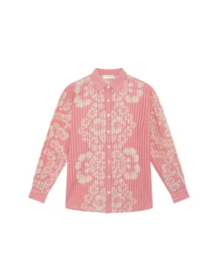 Maison Hotel Rusty Hawaiian Floral Shirt Pink