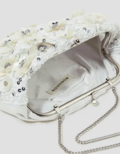 Mia Floral Embellished Clutch Bag