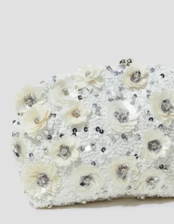 Mia Floral Embellished Clutch Bag