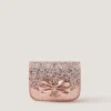 Mini Glitter Bow Metallic Bag