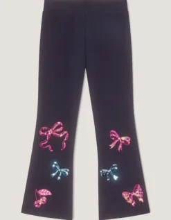 Mon Cheri Kick Flare Leggings Blue