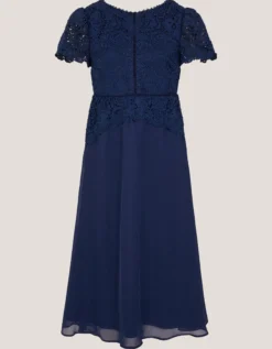 Monica Lace Prom Dress Blue