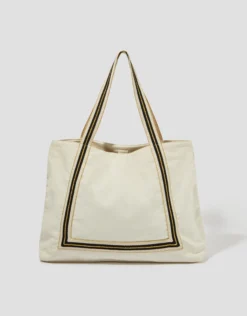 Nia Stripe Strap Tote Bag