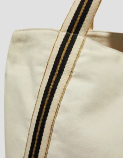 Nia Stripe Strap Tote Bag