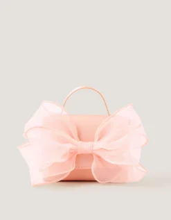 Organza Bow Bag Pink