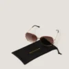 Oversized Metal Sunglasses