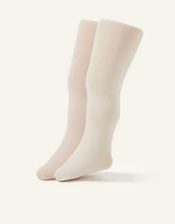 2-Pack Baby Opaque Tights Multi