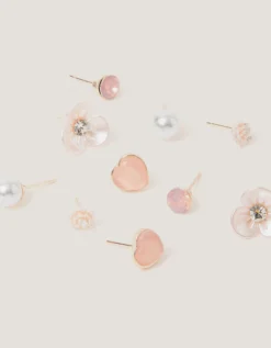 5-Pack Bridesmaid Stud Earrings