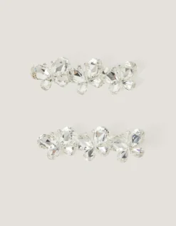 2-Pack Jewel Butterfly Hair Clips