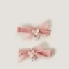 2-Pack Lace Bow Hair Clips