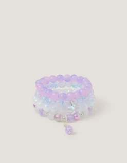 4-Pack Ombré Beaded Bracelets