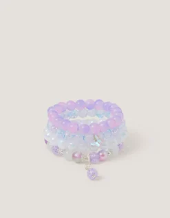 4-Pack Ombré Beaded Bracelets