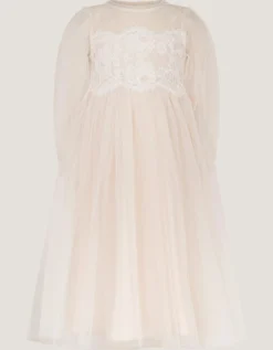 Paige Lace Party Dress White