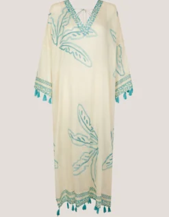 Pam Palm Print Kaftan