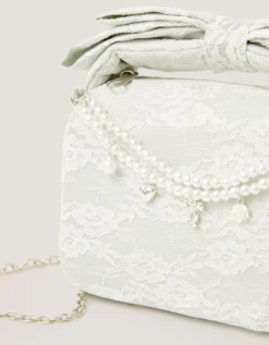 Pearl Charm Lace Bag
