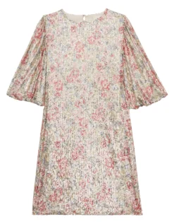Petite Mendigote Riviera Sequin Dress Multi